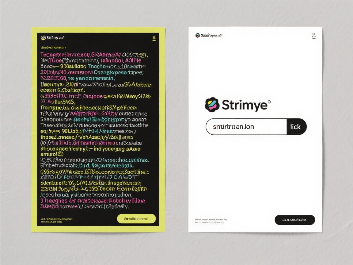 Poster with a long URL next to a poster with a branded shortened link.