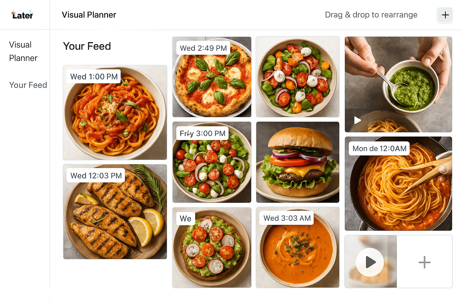 Feature and pricing comparison chart of social media scheduling apps tailored for local business needs and budgets